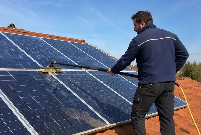 Nettoyage et entretien de panneaux solaires à Groslée-Saint-Benoit